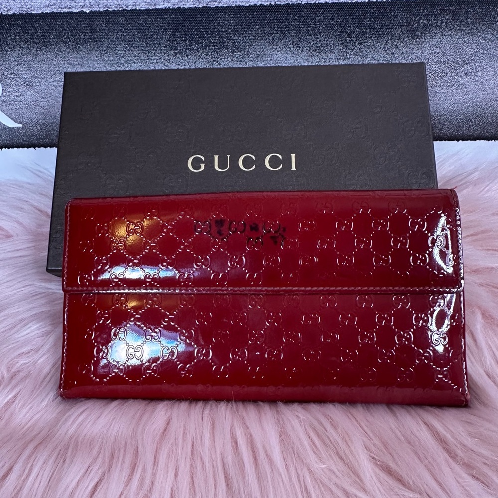 Gucci Red Women's Wallet - Picture 2 of 12